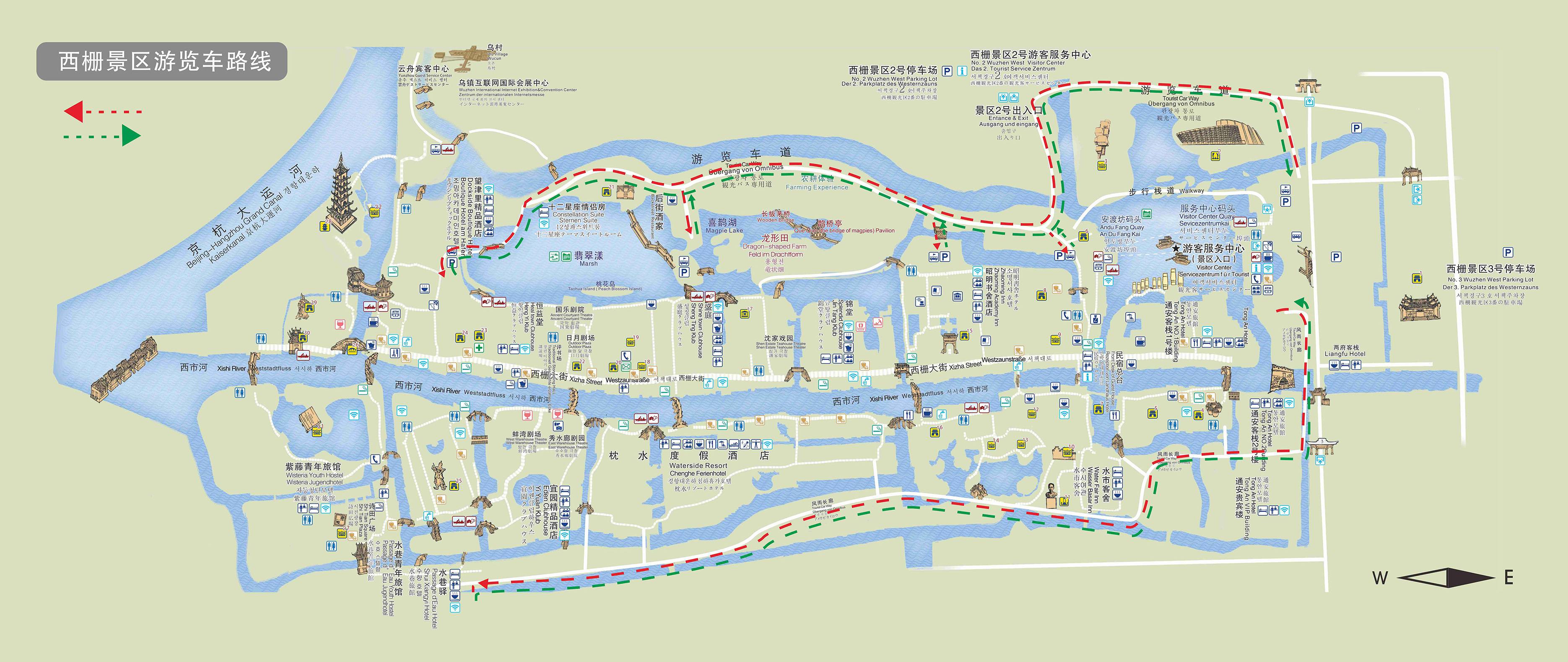 乌镇风景地图